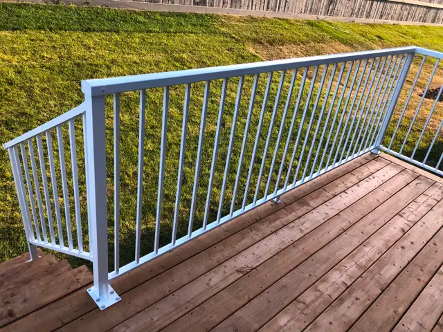 selling reduced PRICE supply and install aluminum railing epoxy