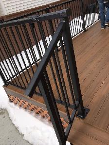 selling reduced PRICE supply and install aluminum railing epoxy - Photo 9