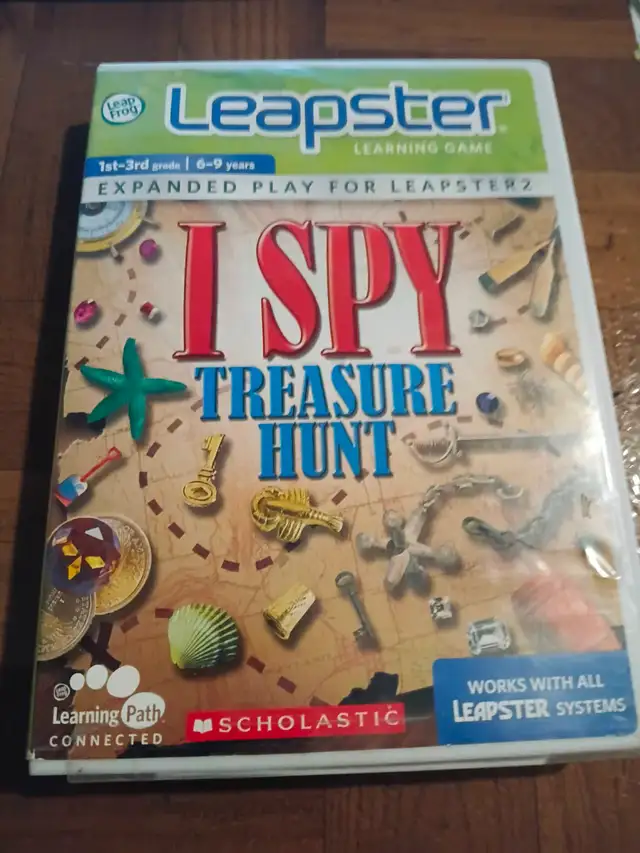 I SPY Treasure Hunt LeapFrog Leapster Learning Game