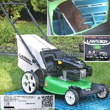 Tondeuse à gazon 21' Lawn-Boy 149cc OHV gaz avec sac COMME NEUVE