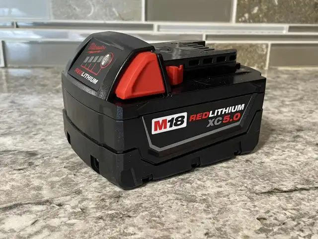 New Milwaukee M18 XC5.0 5AH Red Lithium Battery