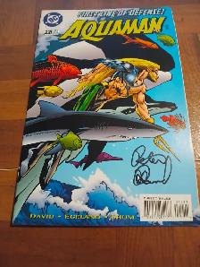 Aquaman #22 (1996) Aquaman DC Universe Box SIGNED PETER DAVID