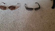 Prada and Versace sunglasses