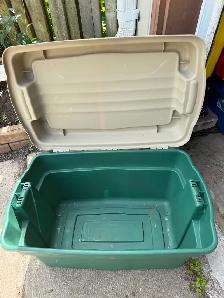 Large Rubbermaid Storage Bins - Photo 2
