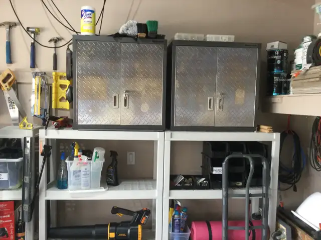 METAL GARAGE WALL CABINETS