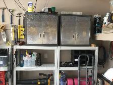 METAL GARAGE WALL CABINETS