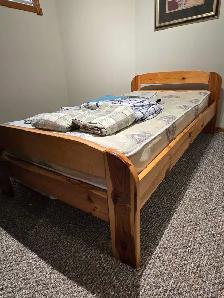 Youth Twin Bed Including Mattress, Bedding and Comforter
