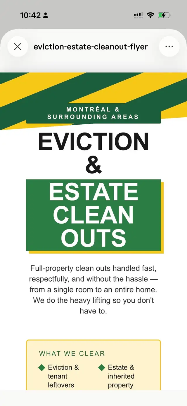 Junk Removal For Your Estate/Eviction Clean Out