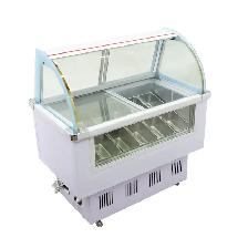 12 Pan Hard Ice Cream Refrigerator Gelato Showcase Cabinet210041 - Photo 3