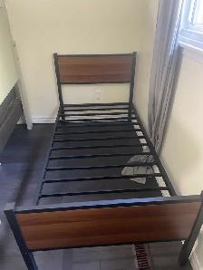 Twin Bed Frame and Mattress - Photo 3