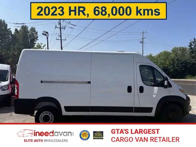 2023 Ram Promaster 159 w/b, only 68,000 Kms.