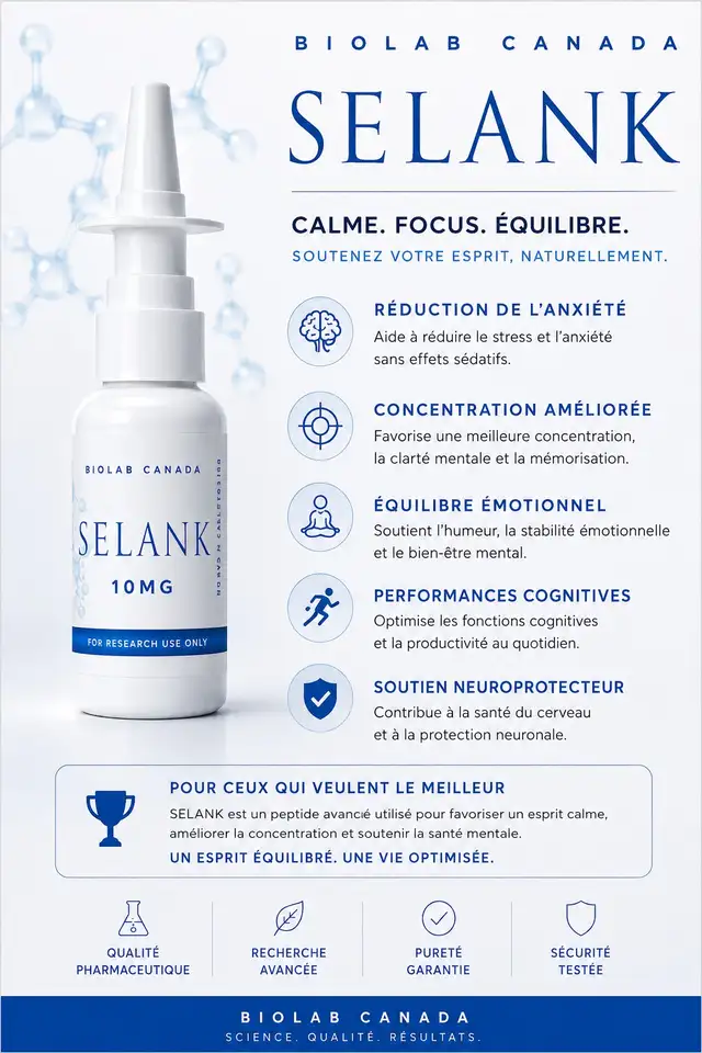 Biolab Canada peptide de recherche de grade pharmaceutique