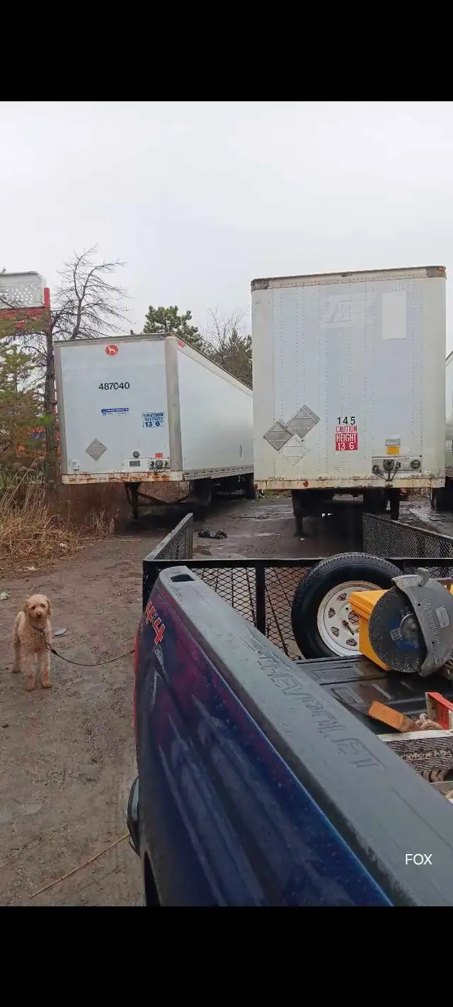 semi trailer removal