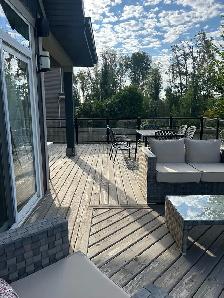 glass deck rail - Photo 2