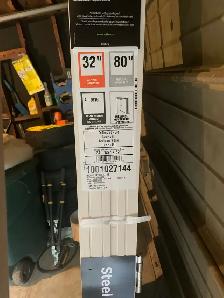 Steel Exterior Door 32' x 80' Craftsman 6 Lite - Photo 2