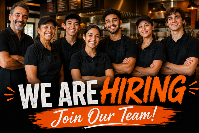 WE ARE HIRING