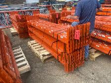 Used 8’ x 2" RediRack pallet racking beams for sale - Photo 2