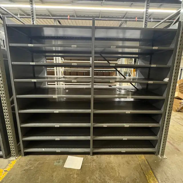 Used Industrial Shelving 24' deep x 48' wide x 88' tall - SAVE $