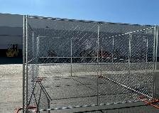 Galvanized Temporary 6' X 12' Chain Link Construction Fence