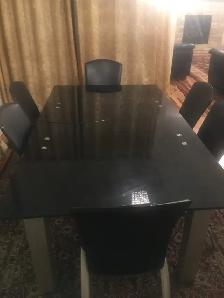 Dinning table with 6 chairs - Photo 2