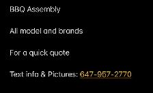 BBQ Assembly 647-957-2770 - Photo 2