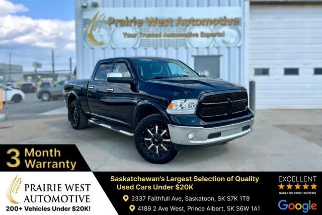 2018 Ram 1500 Laramie Crew Cab 5.7L V8 | Command Start | Reverse