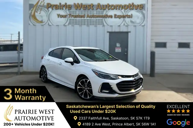 2019 Chevrolet Cruze Premier | Sunroof | Heated Seat