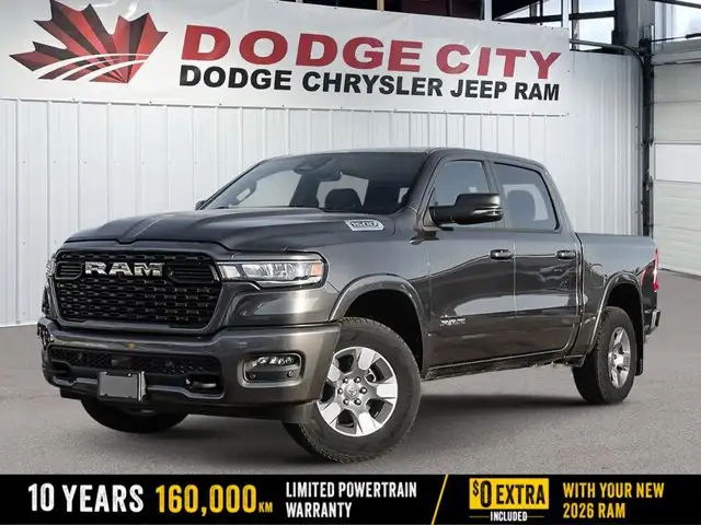 2026 Ram 1500 Big Horn | Heated Seats & Steering Wheel | Crew