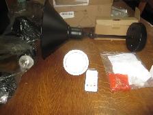 PAIR OF NEW VINTAGE BLACK WIRELESS BATTERY OPERATED WALL SCONCES - Photo 4