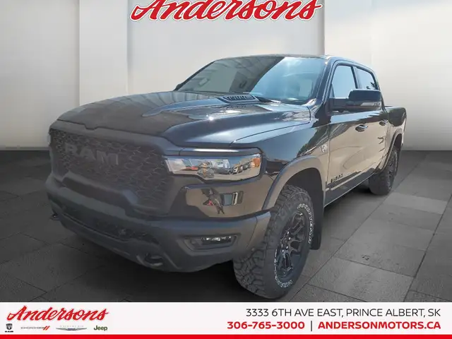 2026 Ram 1500 REBEL 5.7L Hemi / Crew Cab / Alpine Audio / Bilste