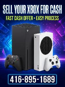 SELL YOUR XBOX FOR CASH