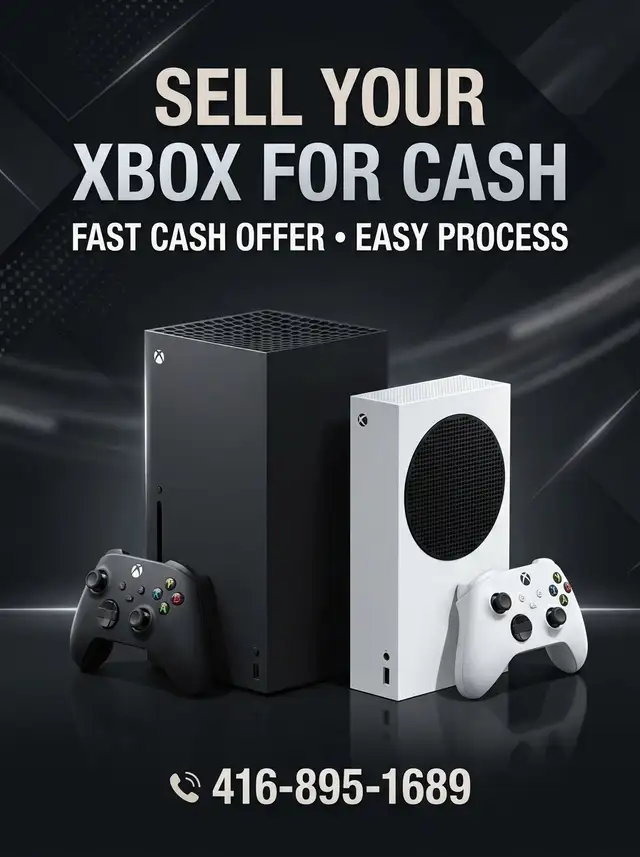 LOOKING TO SELL YOUR XBOX? GET A FAST OFFER
