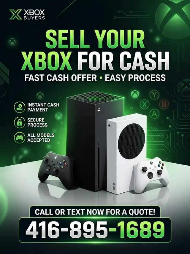 SELL YOUR XBOX FOR CASH