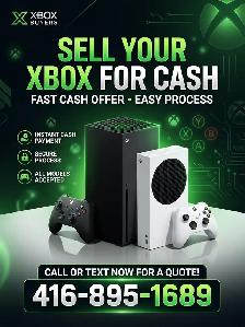 SELL YOUR XBOX FOR CASH