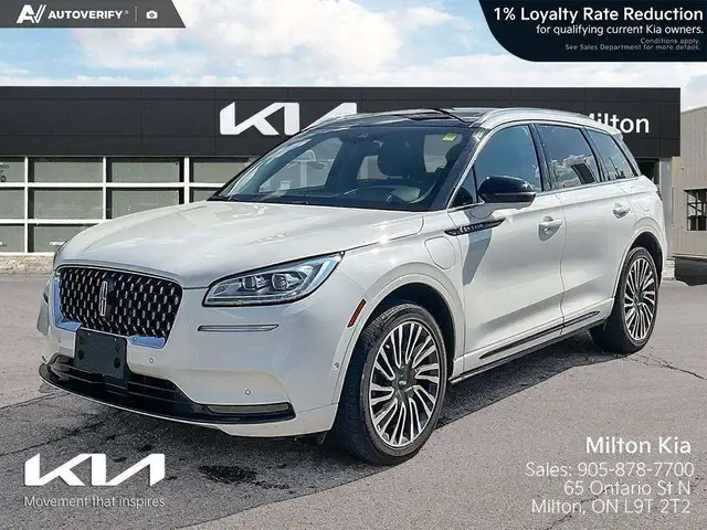 2022 Lincoln Corsair Grand Touring AWD| NAV| PANO ROOF| PLUG IN