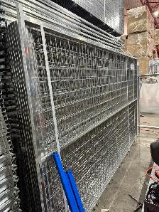 Fence Panels Galvanized 6x10 size • Blue Option • Crowd Barriers - Photo 2
