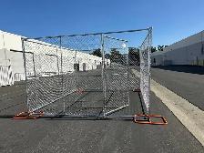 Galvanized Temporary 6' X 12' Chain Link Construction Fence