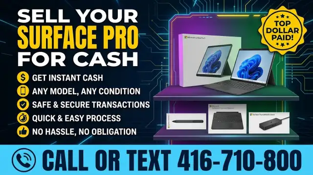 Turn Your Old Microsoft Surface Pro into Cash Instantly