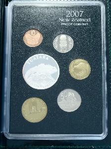 2007 RESERVE BANK NEW ZEALAND TUATARA SIX COIN PROOF SET - Photo 3