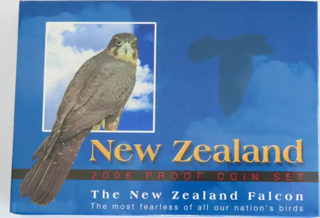 2006 New Zealand's Falcon Proof Coin Set