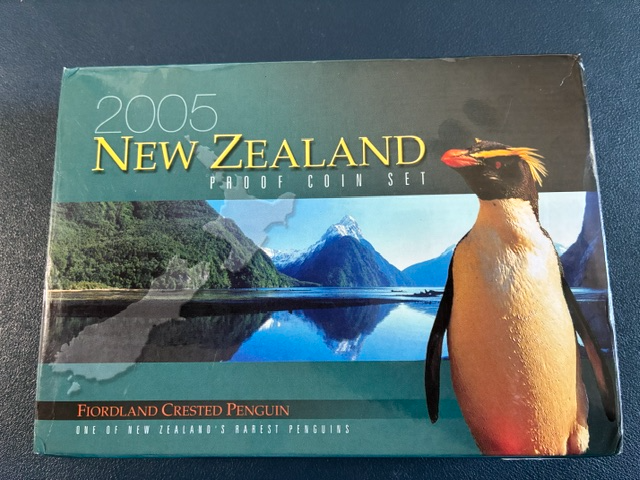 2005 New Zealand Silver Proof 7-Coin Set