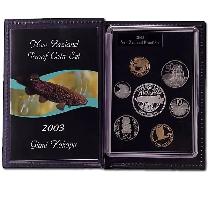 2003 RESERVE BANK NEW ZEALAND GIANT KOKOPU SEVEN COIN PROOF SET