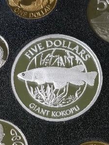 2003 RESERVE BANK NEW ZEALAND GIANT KOKOPU SEVEN COIN PROOF SET - Photo 3