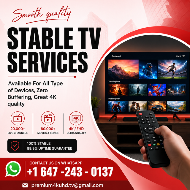 1 Month FREE - 4k TV Entertainment