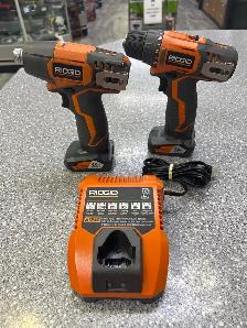 Ridgid 12V Impact/Drill driver with 2x 4AH batteries and charger