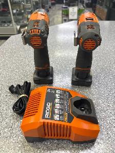 Ridgid 12V Impact/Drill driver with 2x 4AH batteries and charger - Photo 4