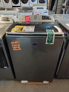 Maytag '27' Metallic Slate Top Load Washer on Sale‼️