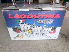 LAGOSTINA STAINLESS STEEL POT SET