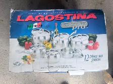 LAGOSTINA STAINLESS STEEL POT SET - Photo 3