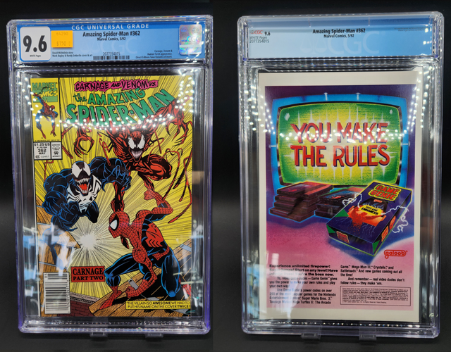 Marvel CGC Grade Comics (5) Iron Man, Avengers, X-Men, Spiderman